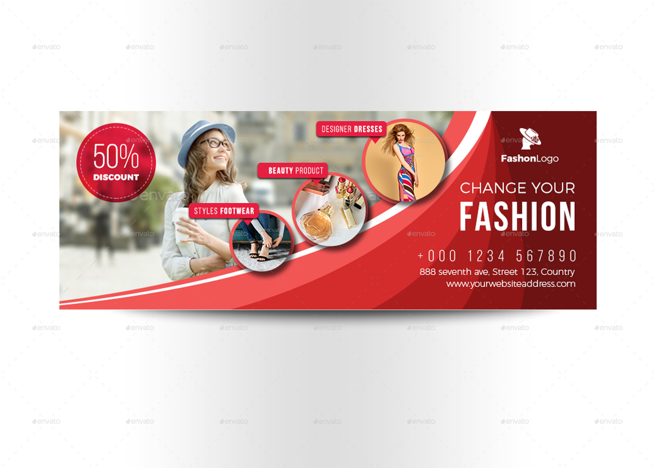 Fashion Facebook Cover,  Elements GraphicRiver